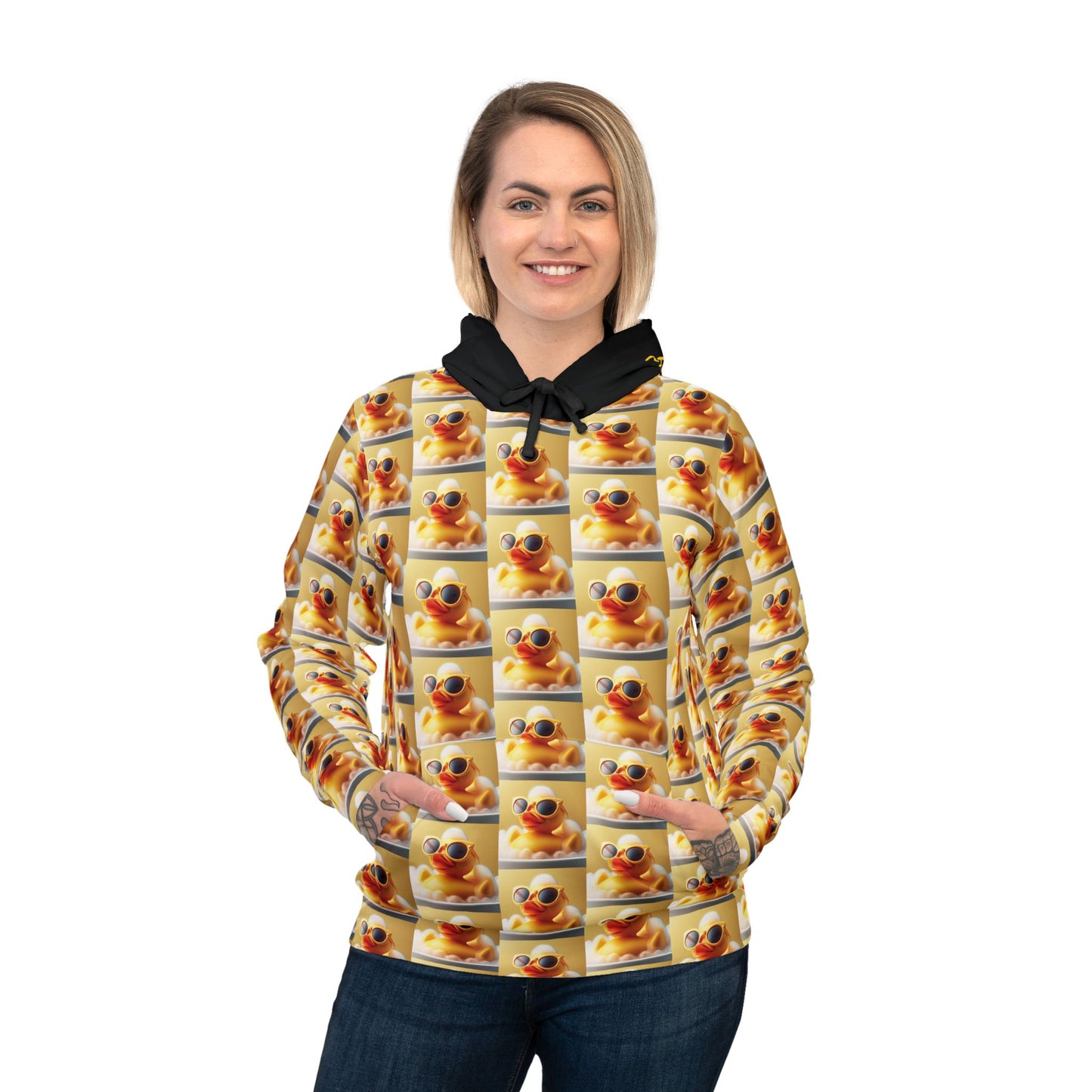Rubber Ducky Human Hoodie