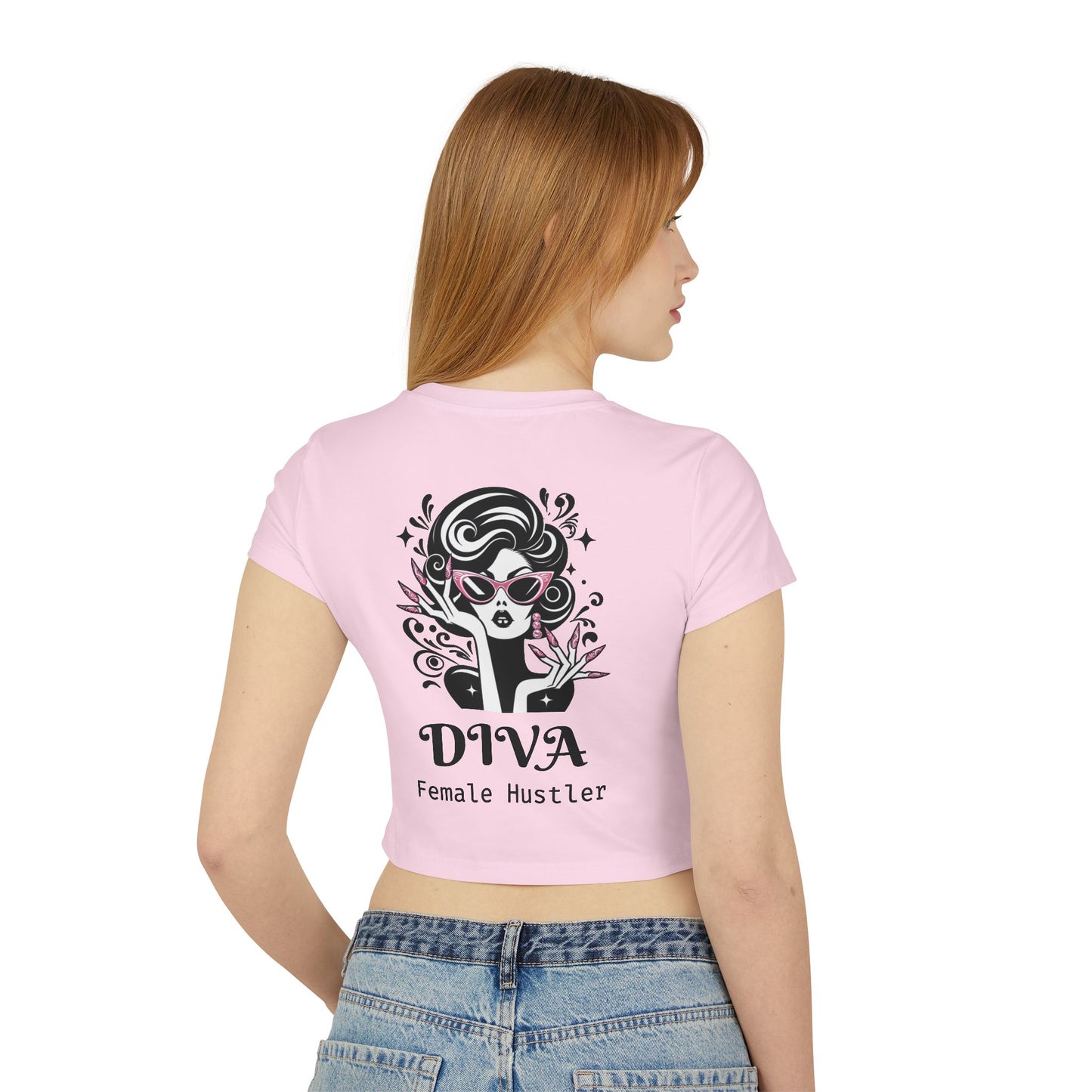 "Diva Female Hustler" Crop Top