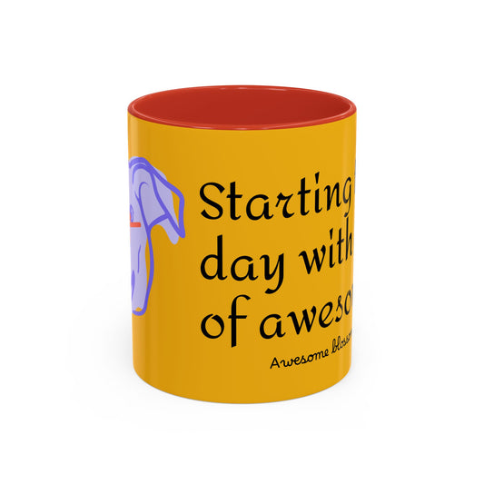 Mug 'Awesome Blossom Puppy'
