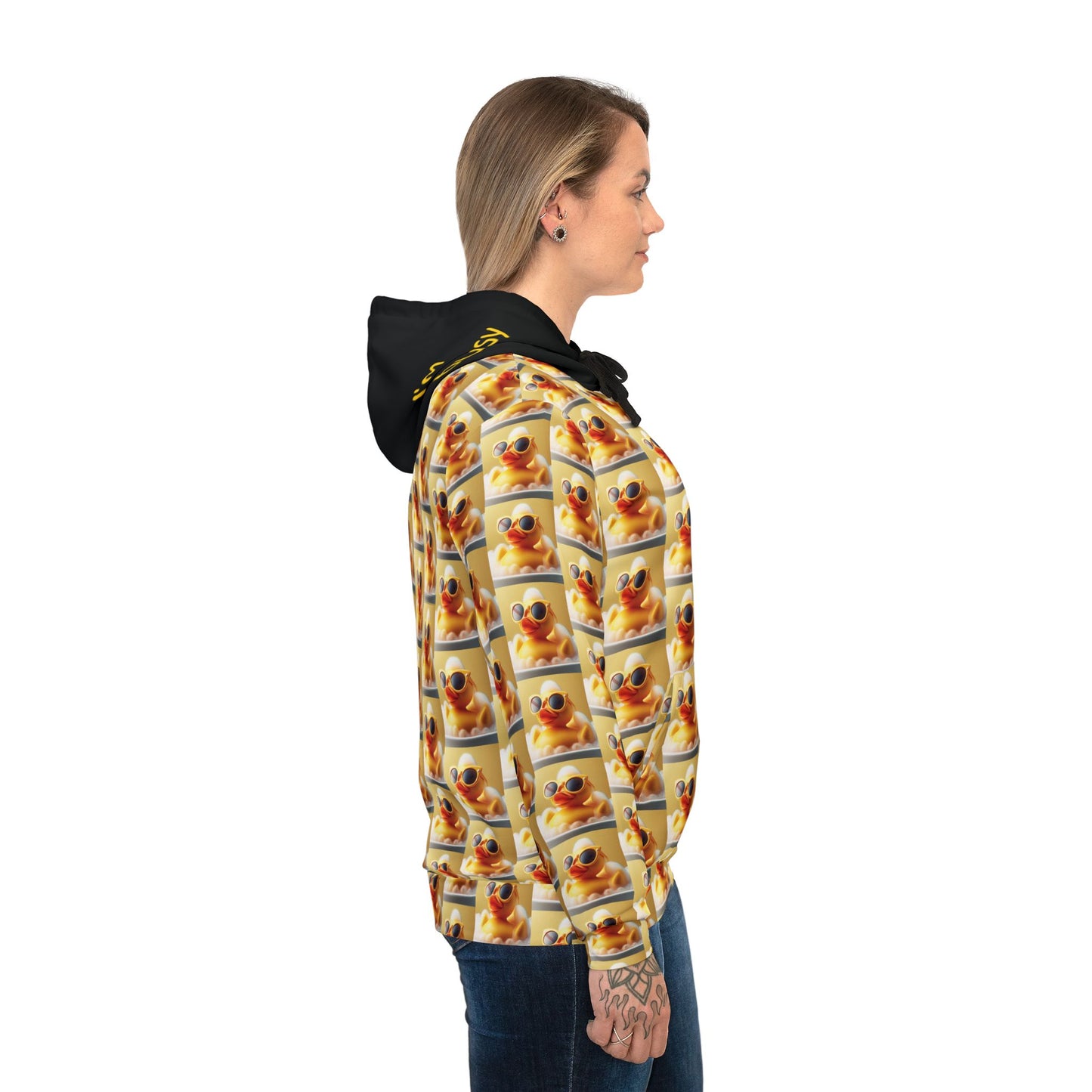 Rubber Ducky Human Hoodie
